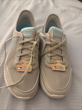 Brand new Skechers Women's Sneakers with Light Blue Accents